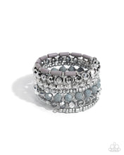 Load image into Gallery viewer, paparazzi-accessories-stacked-surprise-silver-bracelet
