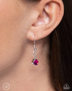 Valentines Vibe - Pink Necklace - Paparazzi Jewelry