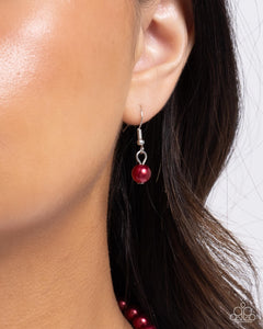 Eternal Elegance - Red Necklace - Paparazzi Jewelry
