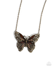Load image into Gallery viewer, paparazzi-accessories-flawless-flight-brass-necklace
