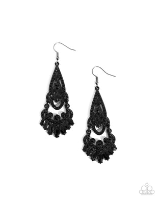 paparazzi-accessories-opera-stage-black-earrings