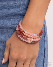 Load image into Gallery viewer, Defaced Dance - Pink Bracelet - Paparazzi Jewelry
