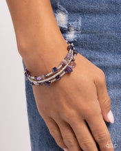 Load image into Gallery viewer, Seed Bead Scene - Purple Bracelet - Paparazzi Jewelry
