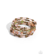 Load image into Gallery viewer, paparazzi-accessories-seasoned-stack-brass-bracelet
