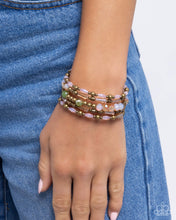 Load image into Gallery viewer, Seasoned Stack - Brass Bracelet - Paparazzi Jewelry
