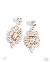 Load image into Gallery viewer, paparazzi-accessories-darling-direction-gold-post earrings
