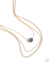 Load image into Gallery viewer, paparazzi-accessories-symmetrical-shimmer-purple-necklace

