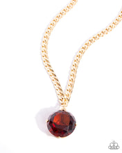 Load image into Gallery viewer, paparazzi-accessories-musings-state-of-mind-brown-necklace
