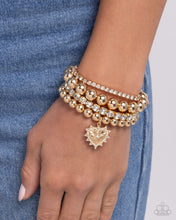 Load image into Gallery viewer, Excessive Elegance - Gold Bracelet - Paparazzi Jewelry
