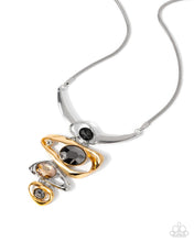 Load image into Gallery viewer, paparazzi-accessories-abundantly-abstract-silver-necklace
