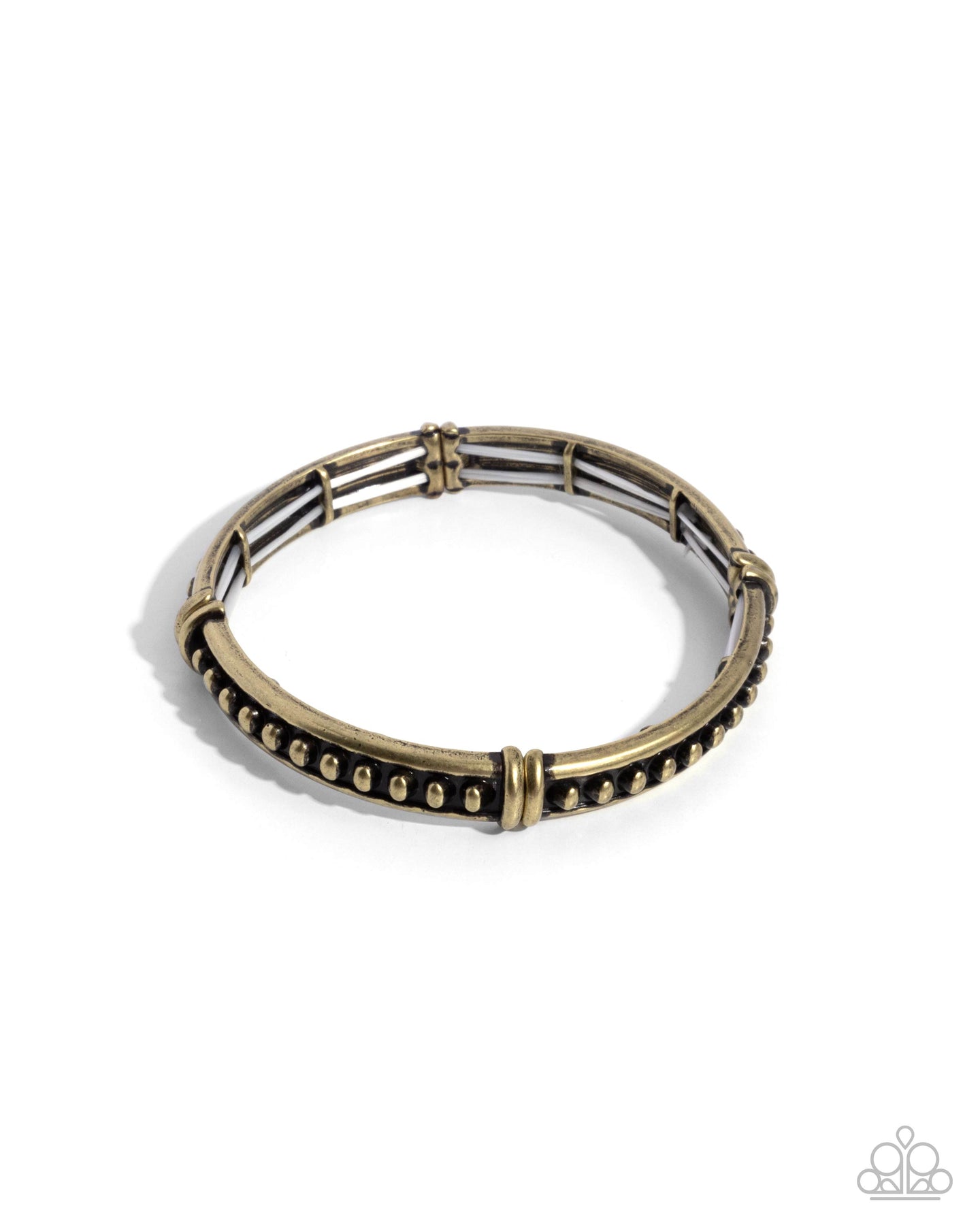 paparazzi-accessories-studded-surprise-brass-bracelet