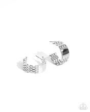 Load image into Gallery viewer, paparazzi-accessories-interlocked-immunity-silver-earrings
