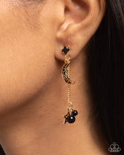 Load image into Gallery viewer, Astral Admiration - Black Post Earrings - Paparazzi Jewelry
