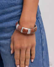 Load image into Gallery viewer, Pearly Persistence - Brown Bracelet - Paparazzi Jewelry
