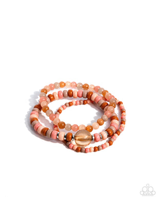 paparazzi-accessories-seed-bead-stack-orange-bracelet