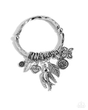 Load image into Gallery viewer, paparazzi-accessories-wild-and-scenic-silver-bracelet
