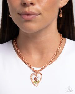 Coming Around - Copper Necklace - Paparazzi Jewelry