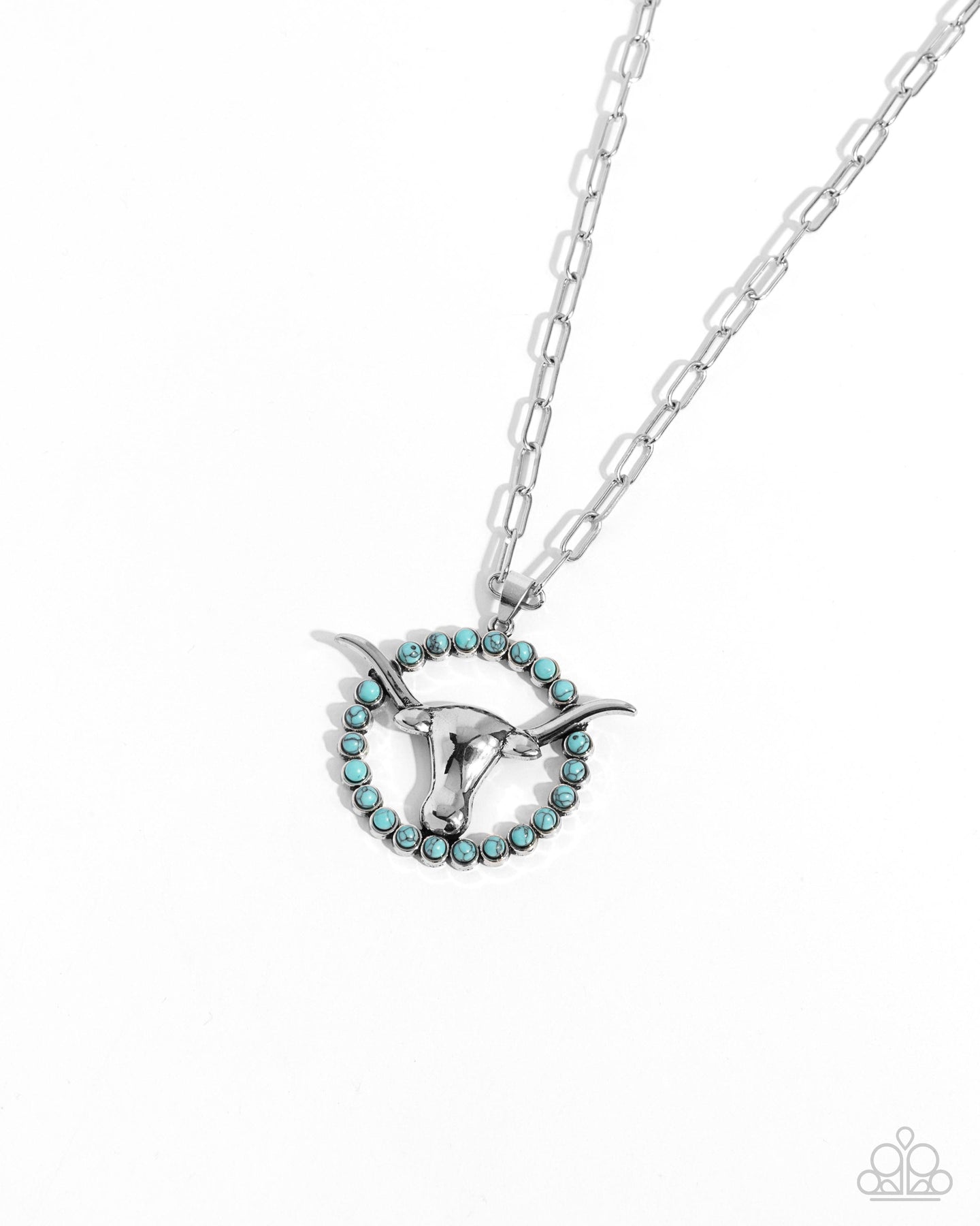 paparazzi-accessories-longhorn-lasso-blue-necklace