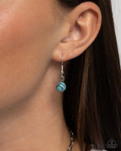 Load image into Gallery viewer, Longhorn Lasso - Blue Necklace - Paparazzi Jewelry
