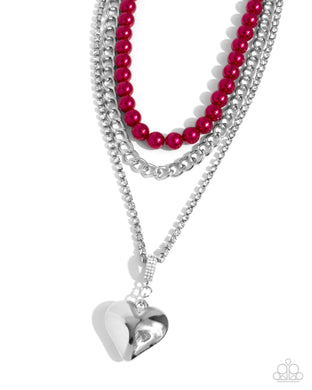 paparazzi-accessories-easy-elevation-red