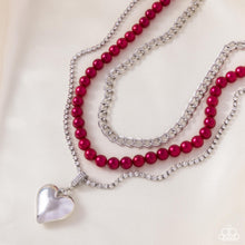 Load image into Gallery viewer, Easy Elevation - Red Necklace - Paparazzi Jewelry
