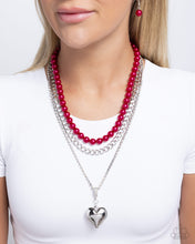 Load image into Gallery viewer, Easy Elevation - Red Necklace - Paparazzi Jewelry
