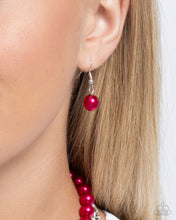 Load image into Gallery viewer, Easy Elevation - Red Necklace - Paparazzi Jewelry
