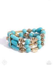 Load image into Gallery viewer, paparazzi-accessories-coachella-confidence-blue-bracelet
