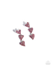 Load image into Gallery viewer, paparazzi-accessories-one-of-the-girls-pink-post earrings
