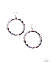 Load image into Gallery viewer, paparazzi-accessories-bounce-around-purple-earrings
