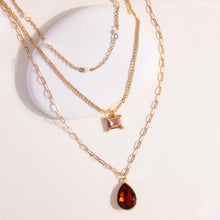 Load image into Gallery viewer, Giddy Glitter - Brown Necklace - Paparazzi Jewelry
