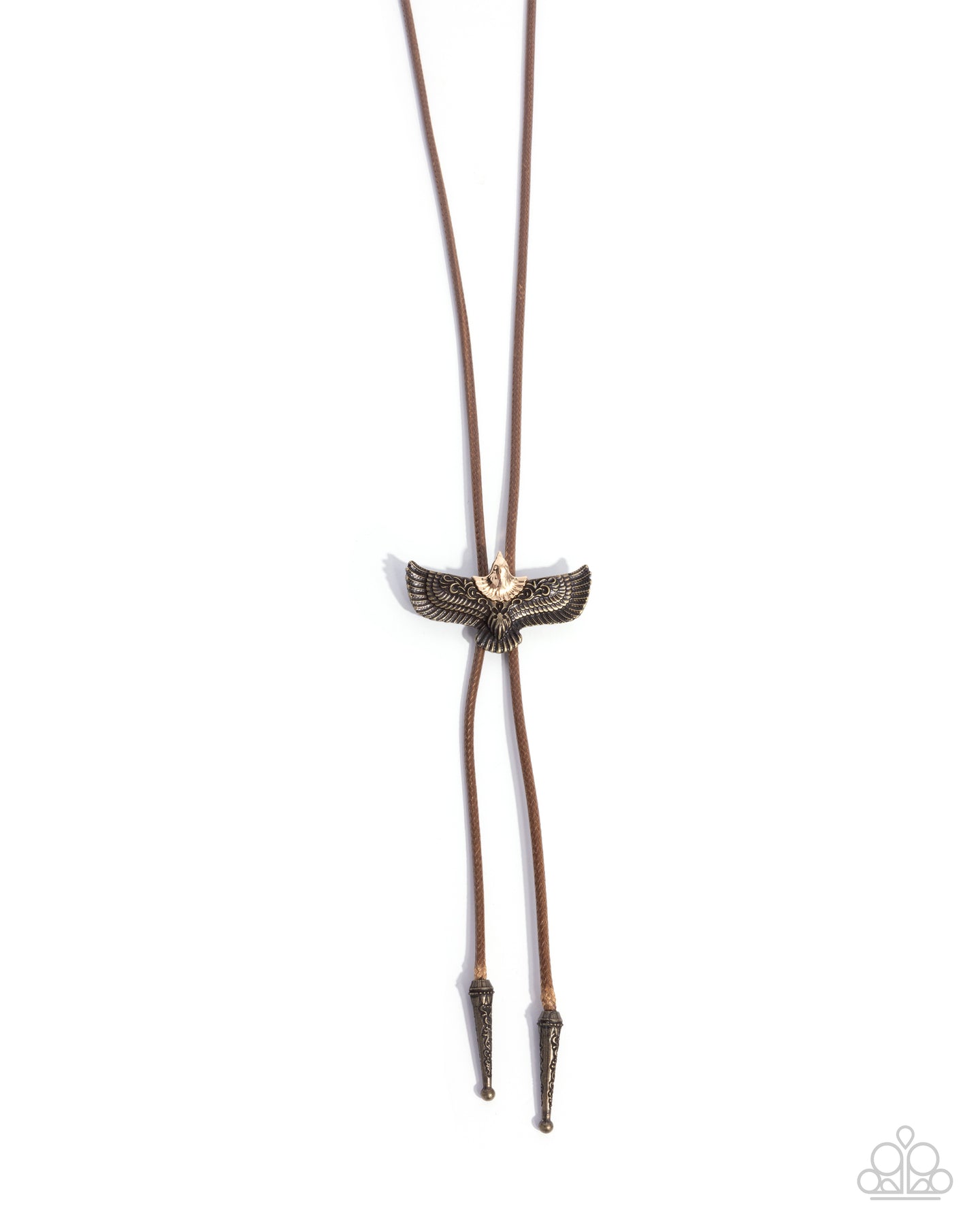 paparazzi-accessories-eagle-emblem-brass-necklace