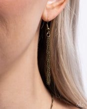 Load image into Gallery viewer, Eagle Exception - Brass Necklace - Paparazzi Jewelry
