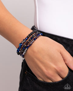 Dreamy Dance - Black Bracelet - Paparazzi Jewelry