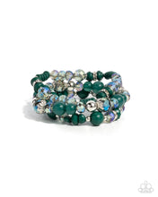 Load image into Gallery viewer, paparazzi-accessories-complimentary-chic-green-bracelet
