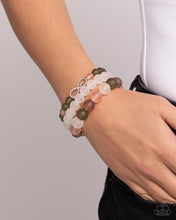 Load image into Gallery viewer, Simplistic Stack - Green Bracelet - Paparazzi Jewelry
