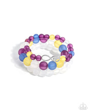 Load image into Gallery viewer, paparazzi-accessories-simplistic-stack-purple-bracelet
