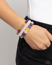 Load image into Gallery viewer, Simplistic Stack - Purple Bracelet - Paparazzi Jewelry
