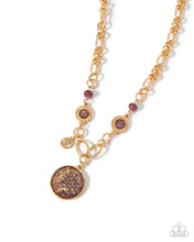 Load image into Gallery viewer, paparazzi-accessories-flecks-big-thing-purple-necklace
