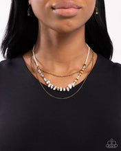 Load image into Gallery viewer, Eclectic Effort - Brass Necklace - Paparazzi Jewelry
