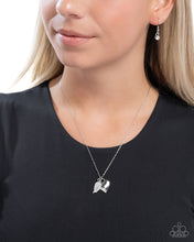 Load image into Gallery viewer, Keep it LEAF - White Necklace - Paparazzi Jewelry
