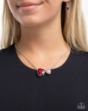 Load image into Gallery viewer, Lovely Couple - Red Necklace - Paparazzi Jewelry
