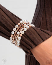 Load image into Gallery viewer, To An Elegant Extent - Rose Gold Bracelet - Paparazzi Jewelry

