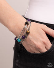 Load image into Gallery viewer, From Start to Finish - Purple Bracelet - Paparazzi Jewelry

