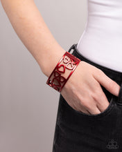 Load image into Gallery viewer, Steal Your Heart - Red Bracelet - Paparazzi Jewelry
