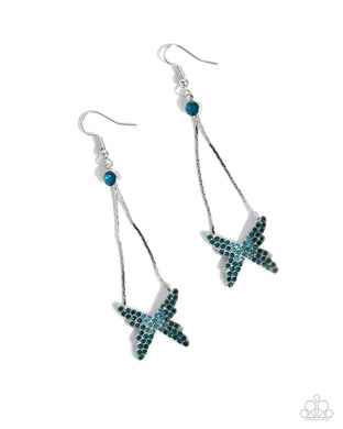 paparazzi-accessories-pick-a-flight-blue-earrings