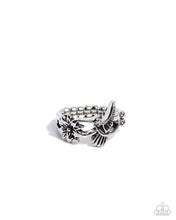 Load image into Gallery viewer, paparazzi-accessories-handcrafted-hummingbird-silver-ring
