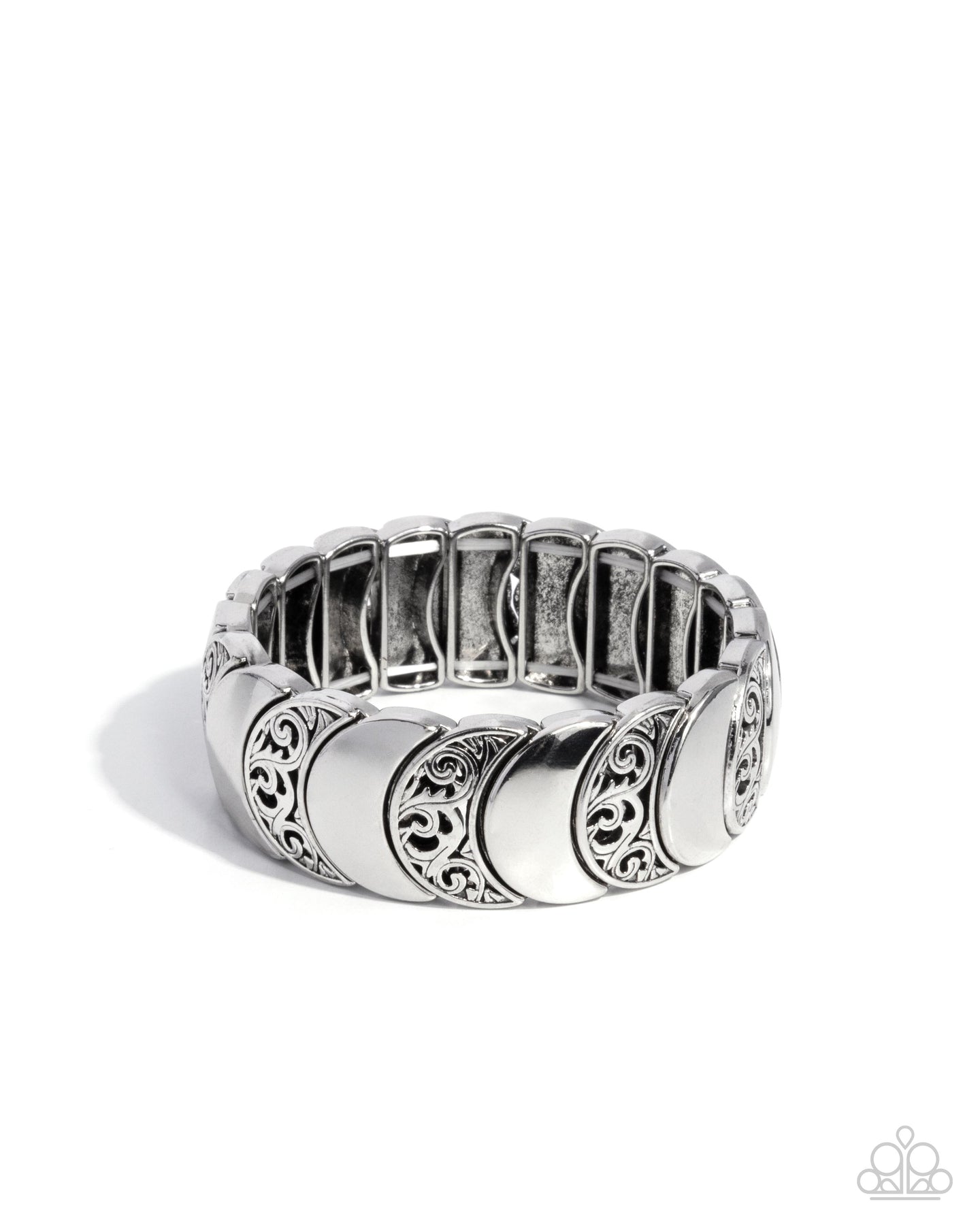 paparazzi-accessories-filigree-flair-silver-bracelet