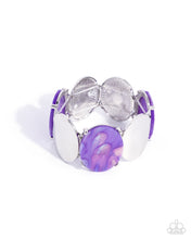 Load image into Gallery viewer, paparazzi-accessories-longing-for-more-purple-bracelet

