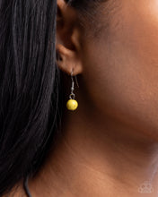 Load image into Gallery viewer, Tasteful Texture - Yellow Necklace - Paparazzi Jewelry
